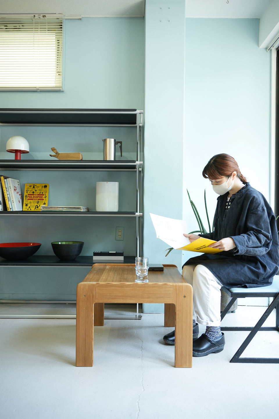 Saporiti Italia Cross-Frame Open Shelf/サポリティイタリア オープンシェルフ イタリアンモダン