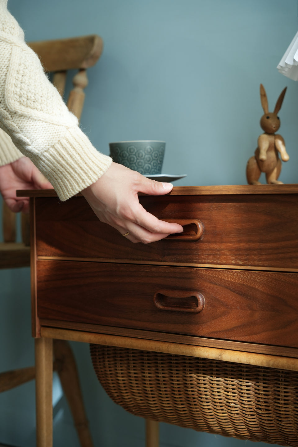 Sewing Wagon Side Table Danish Vintage/デンマークヴィンテージ ソーイングワゴン サイドテーブル 北欧家具