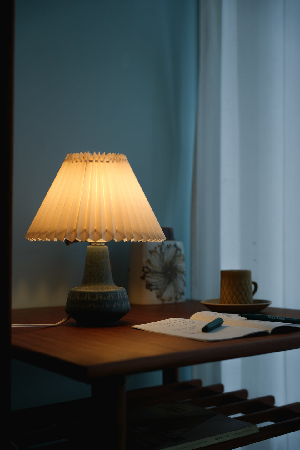 Soholm Table Lamp Model 1217 Blue/デンマークヴィンテージ スーホルム テーブルランプ