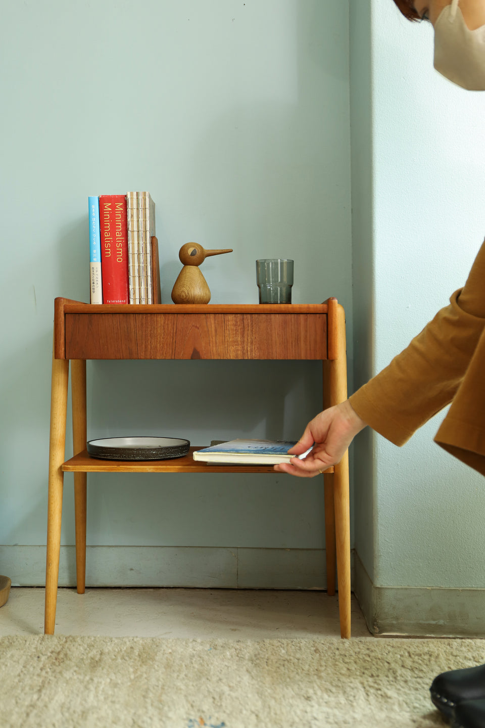 Swedish Vintage Bedside Table/スウェーデンヴィンテージ ベッドサイドテーブル サイドチェスト 北欧家具