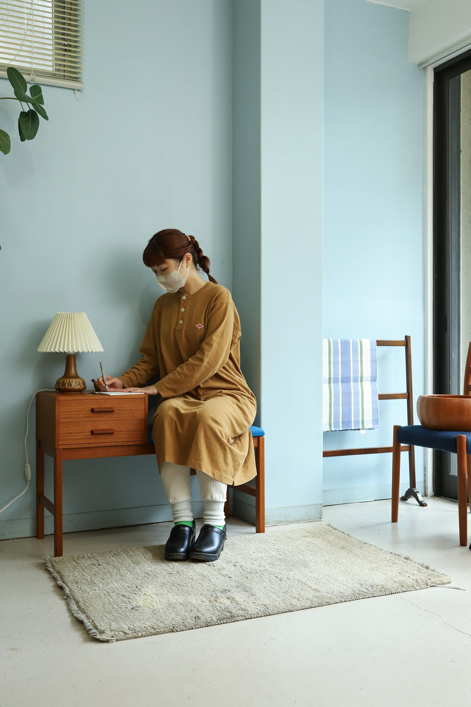Swedish Vintage Telephone Bench/スウェーデンヴィンテージ テレフォンベンチ チェスト サイドテーブル 北欧家具