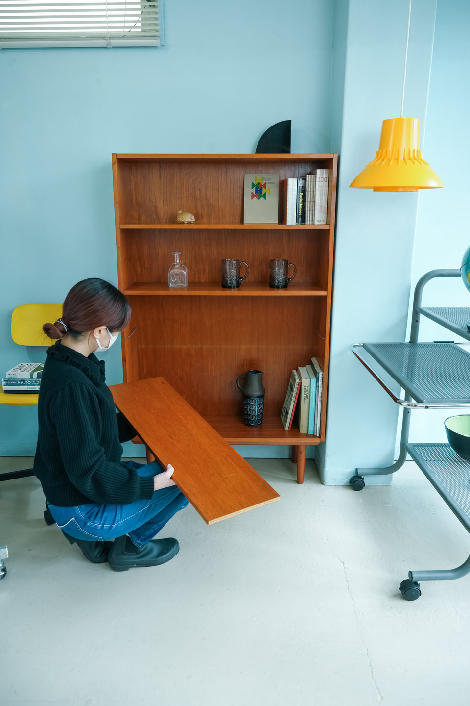 Teak Bookcase Shelf Danish Vintage/デンマークヴィンテージ ブックケース シェルフ チーク材
