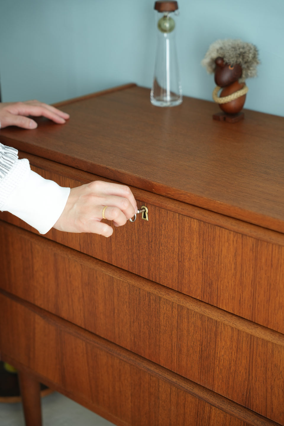 Teakwood 3drawer Chest Danish Vintage/デンマークヴィンテージ チェスト 3段 チーク材 北欧家具