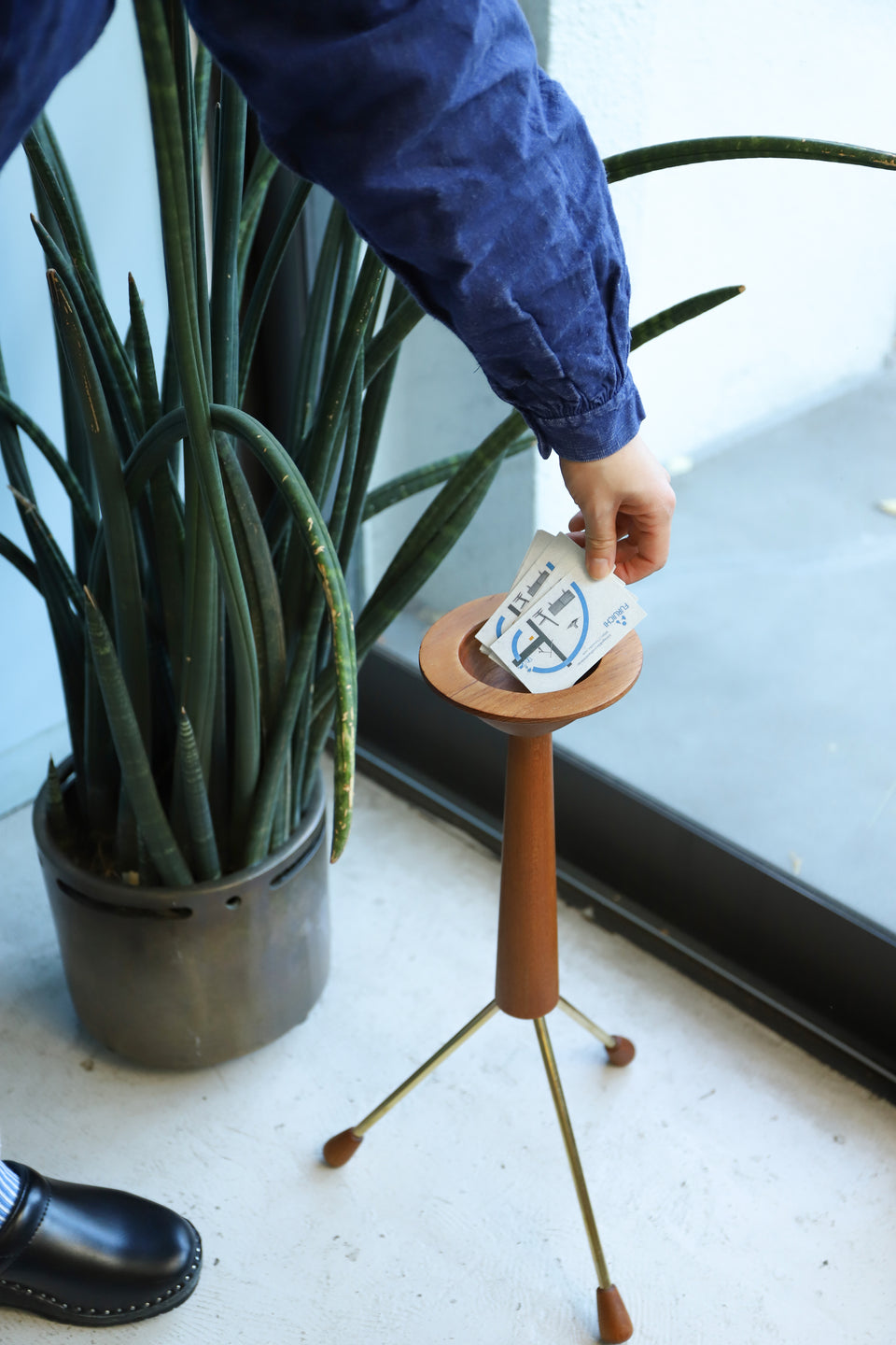 Teakwood Stand Danish Vintage/デンマークヴィンテージ スタンド チーク材 小物入れ 北欧インテリア