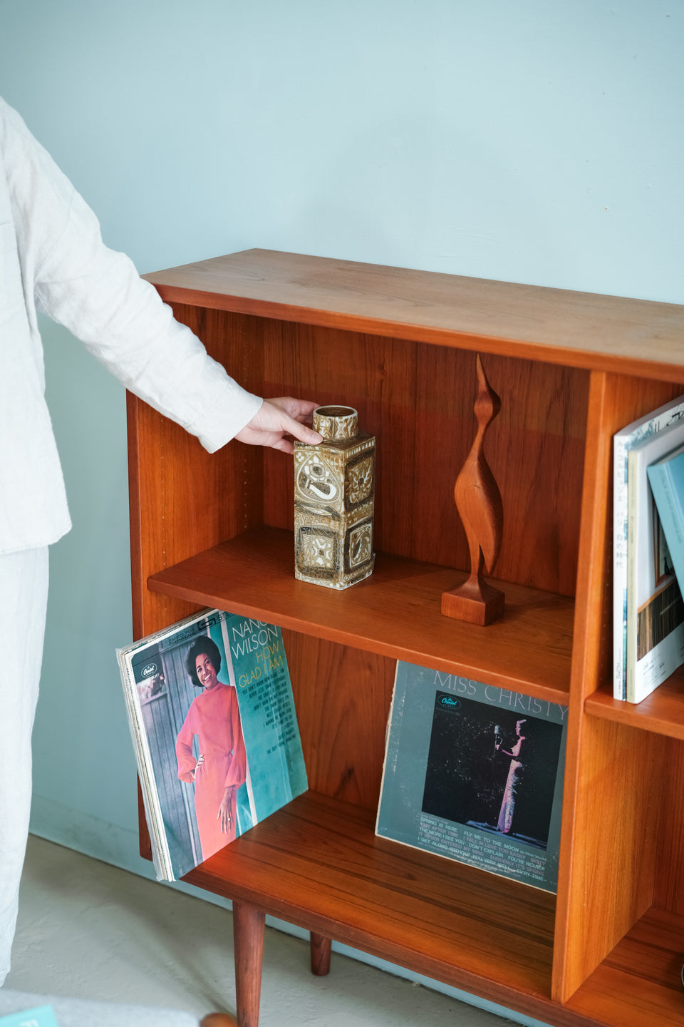 Teakwood Bookcase Shelf Danish Vintage/デンマークヴィンテージ ブックケース シェルフ チーク材