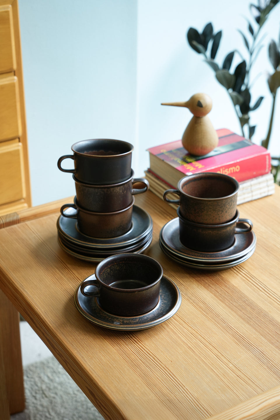 Vintage ARABIA Ruska Tea Cup and Saucer/アラビア ルスカ ティーカップ&ソーサー 北欧ヴィンテージ食器