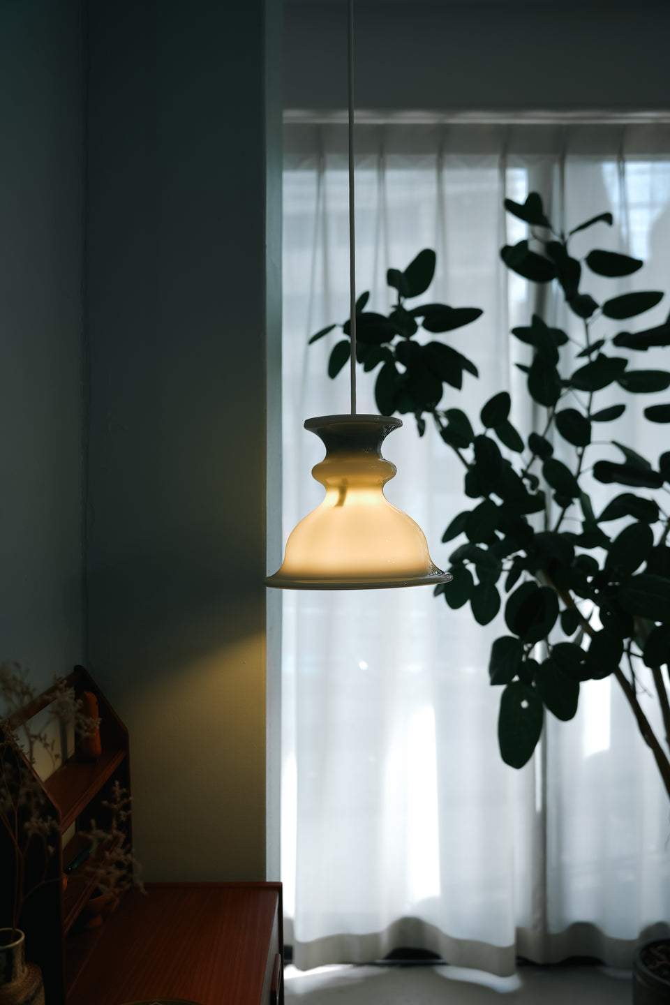 Vintage Holmegaard Pendant Light Tivoli Gray/ホルムガード ペンダントライト チボリ グレー 北欧ヴィンテージ