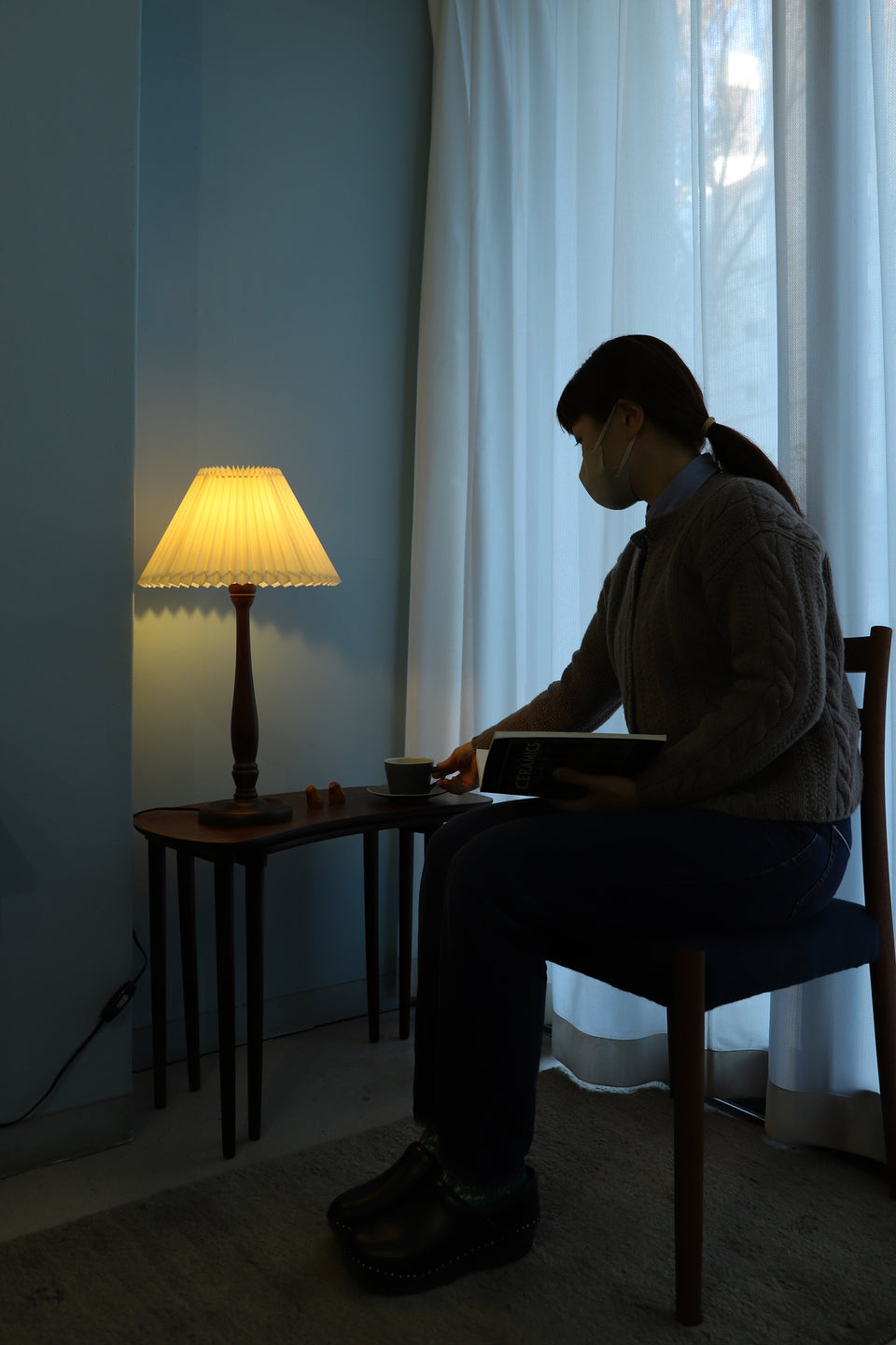 Wooden Table Lamp Laura Ashley/木製テーブルランプ 間接照明 ローラアシュレイ