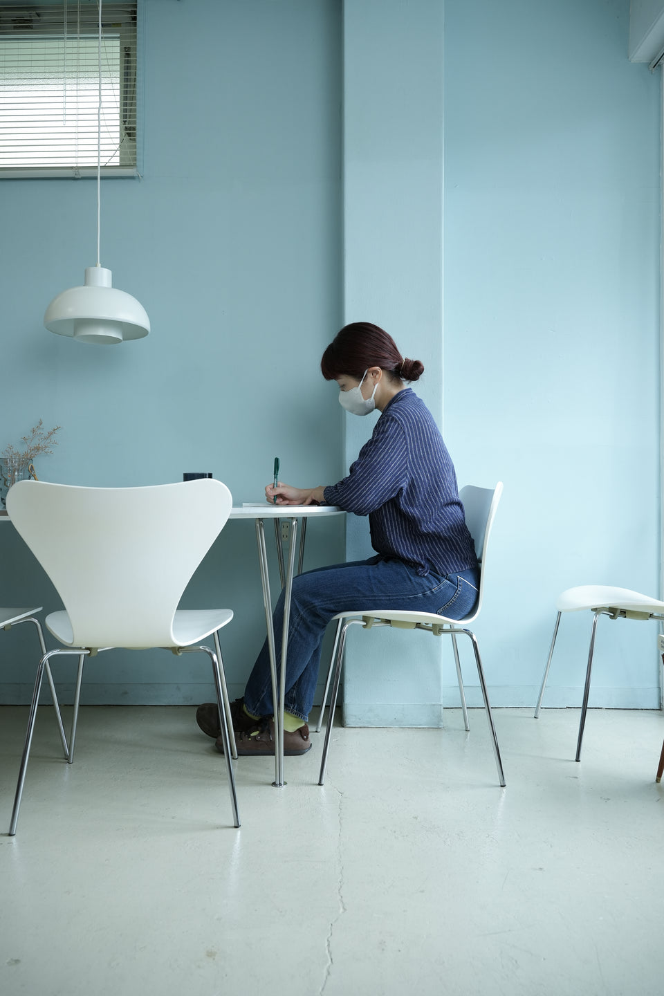 Fritz Hansen Series 7 Chair White Arne Jacobsen Vintage/フリッツハンセン セブンチェア ラッカーホワイト アルネ・ヤコブセン