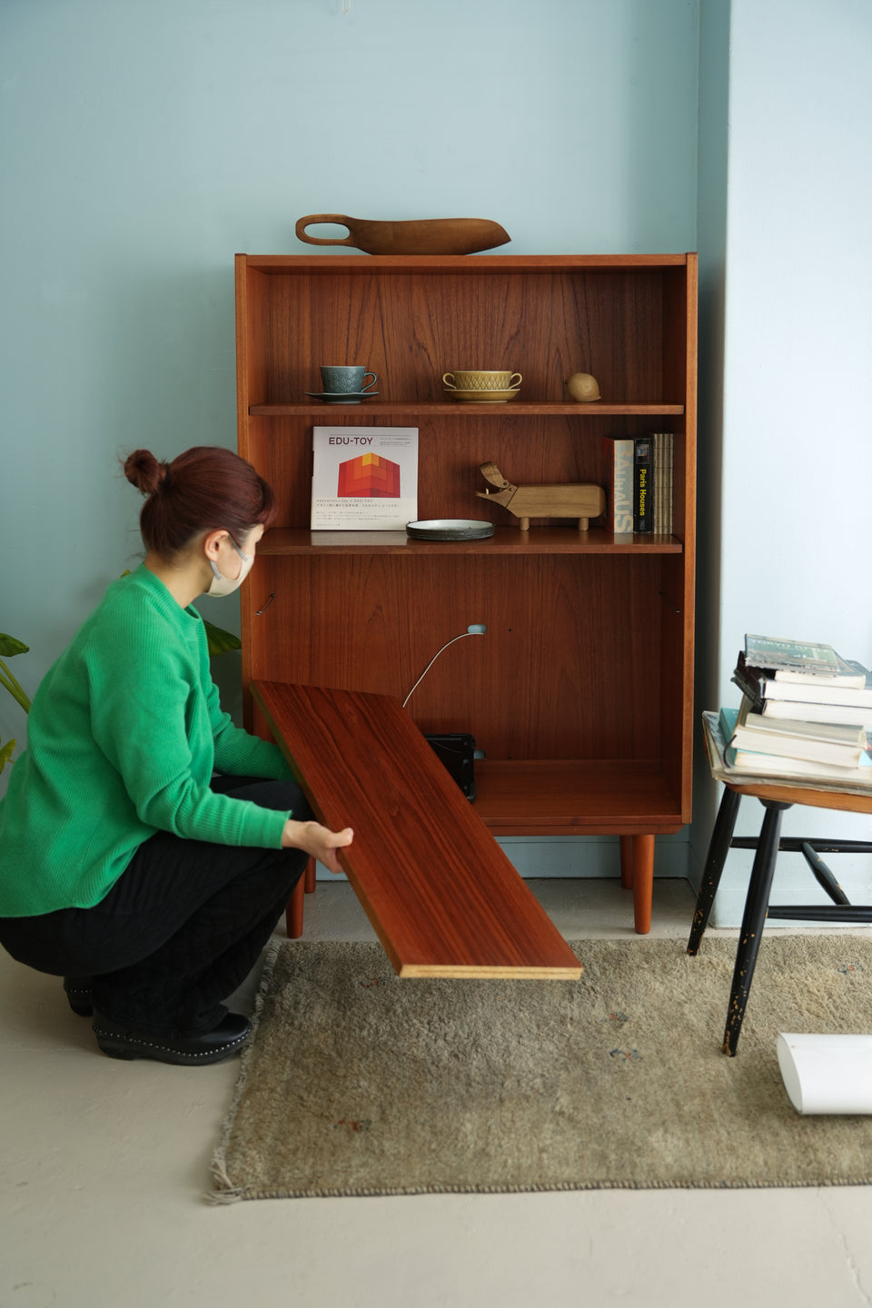 Bookcase Shelf Teakwood Danish Vintage/デンマークヴィンテージ ブックケース 本棚 チーク材 北欧家具
