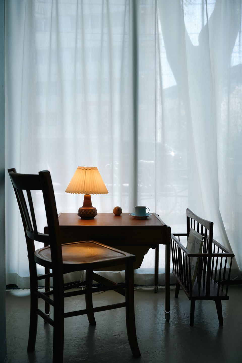 Vintage Søholm Table Lamp Model 1217 Brown/スーホルム ブラウン テーブルランプ 間接照明