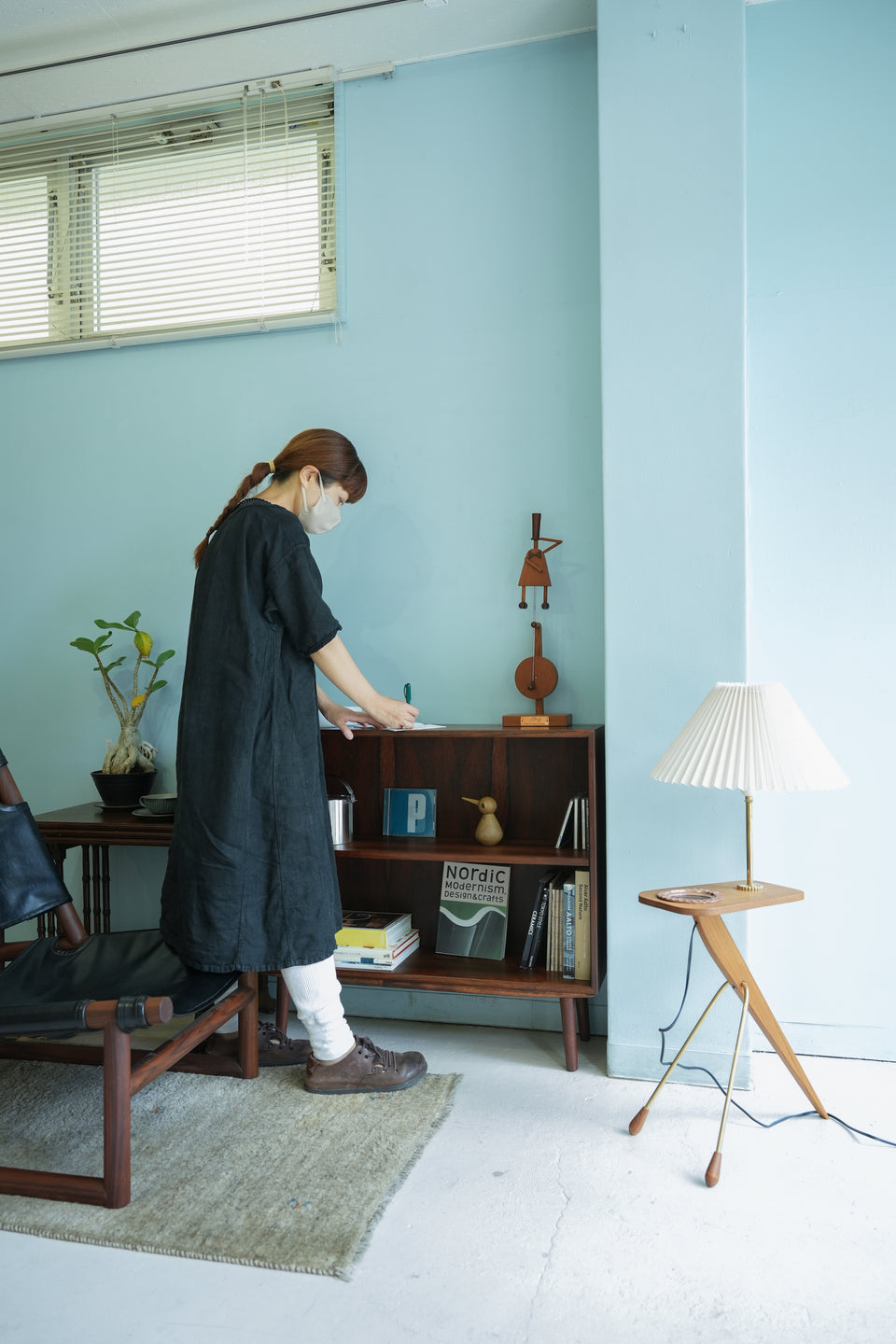 Danish Vintage Hjørnebo Møbelfabrik Small Bookcase Rosewood/デンマークヴィンテージ ローズウッド ブックケース 本棚 北欧家具