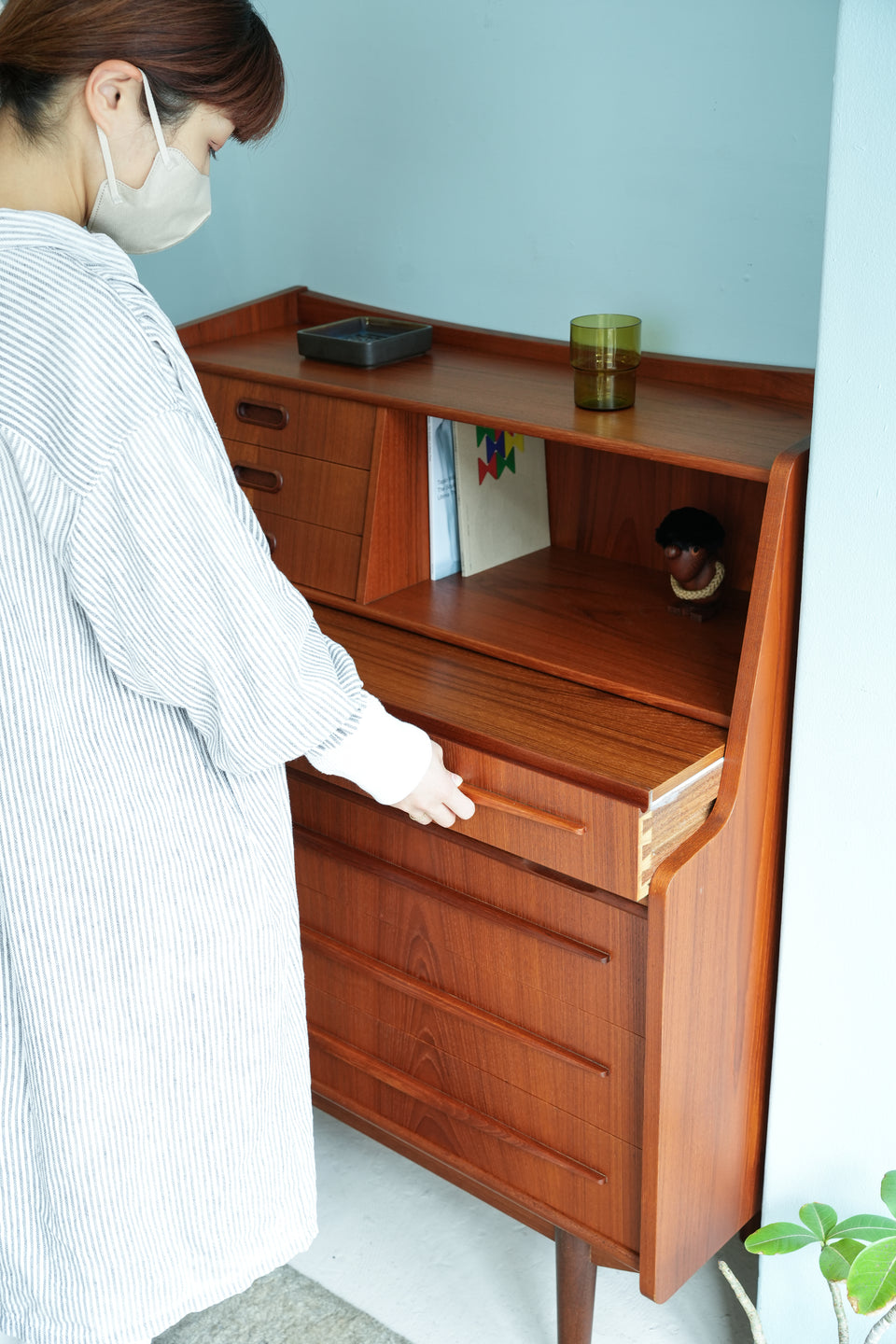 Danish Vintage Writing Bureau Dresser Gunnar Falsig/デンマークヴィンテージ ライティングビューロー ドレッサー 北欧家具