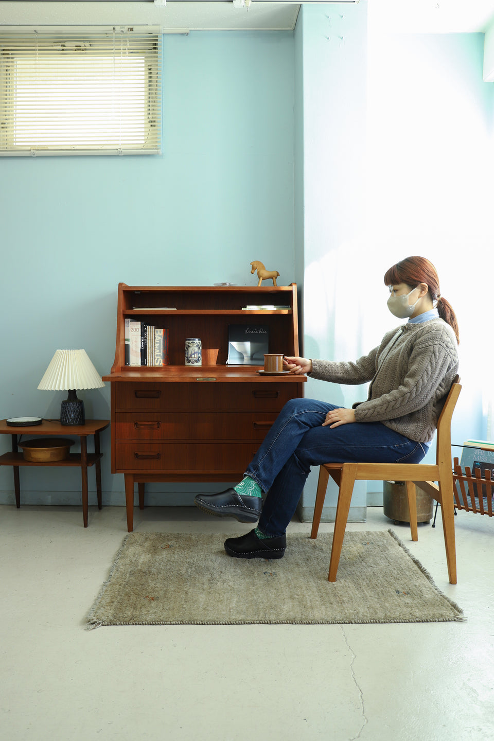 Danish Vintage Writing Bureau Gunnar Nielsen Tibergaard/デンマークヴィンテージ ライティングビューロー 北欧家具