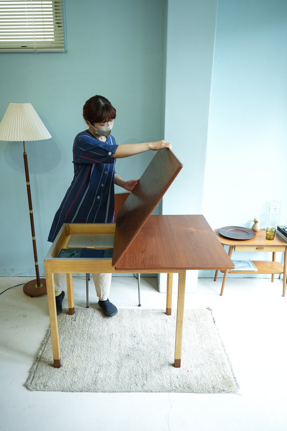 Danish Vintage Folding Game Table/デンマークヴィンテージ 折りたたみゲームテーブル 北欧家具