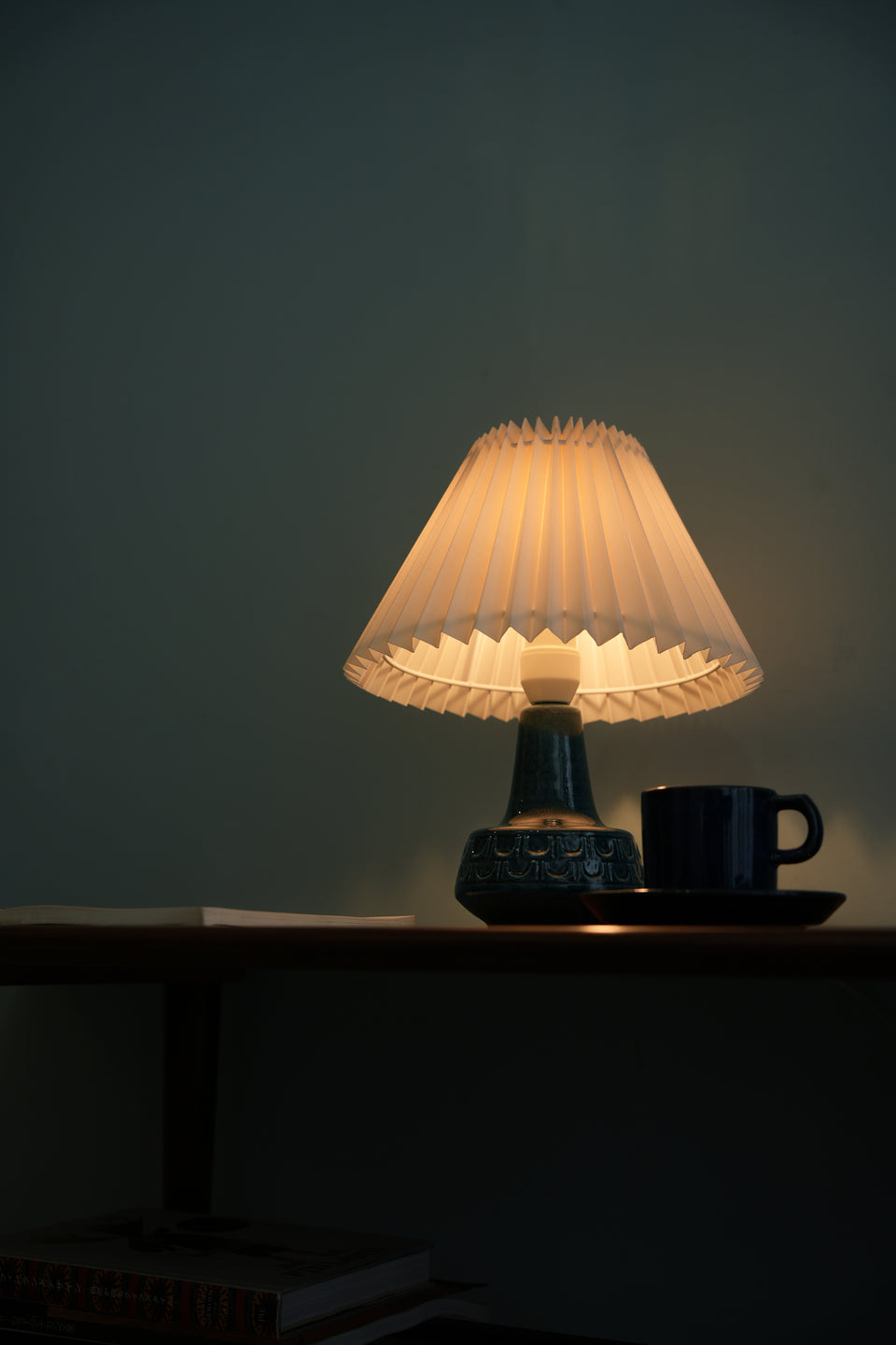 Danish Vintage Søholm Table Lamp Model 1217/テーブルランプ スーホルム ブルー デンマークヴィンテージ 照明 北欧インテリア