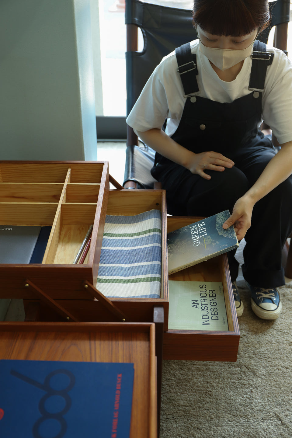 Danish Vintage Sewing Wagon Table/デンマークヴィンテージ ソーイングワゴンテーブル 北欧家具
