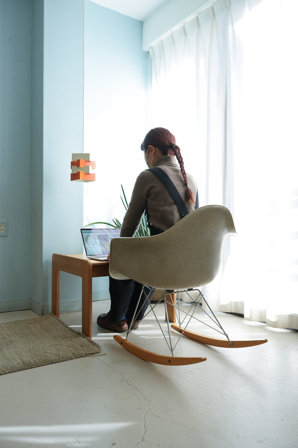 EAMES Arm Shell Chair with Rocker Base Herman Miller/ヴィンテージ ハーマンミラー イームズ アームシェルチェア ロッカーベース FRP RARチェア