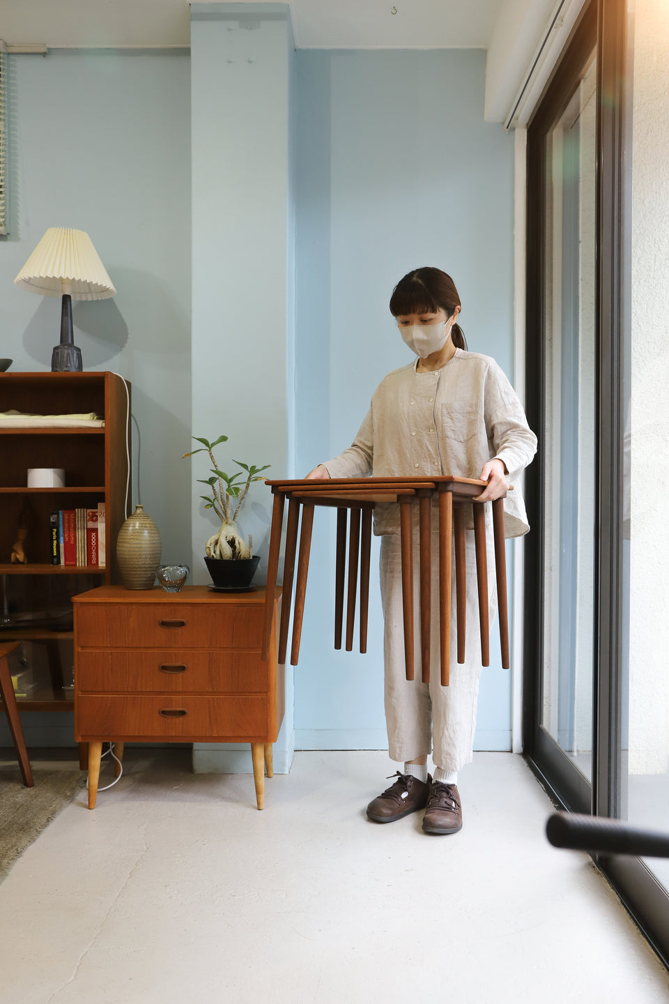 Danish Vintage Nesting Side Table/デンマークヴィンテージ ネストテーブル サイドテーブル 北欧家具