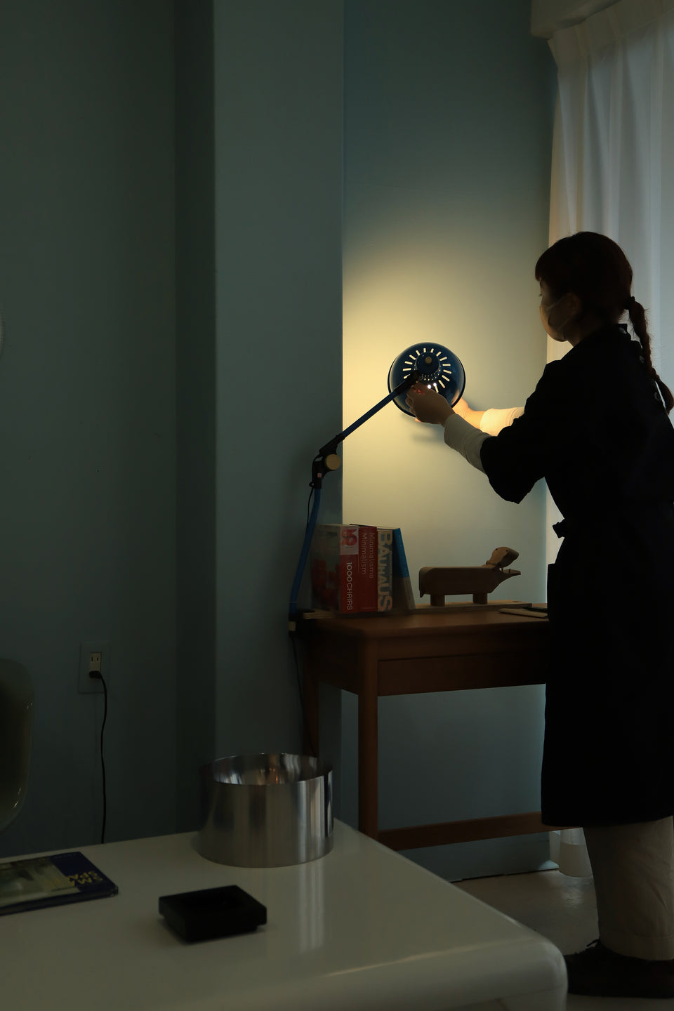 National Desk Arm Light Japanese Vintage/ナショナル デスクアームライト 照明 ジャパンヴィンテージ レトロモダン