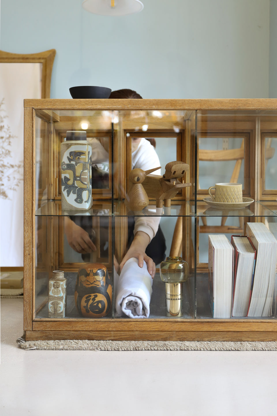 Japanese Vintage Glass Showcase/ジャパンヴィンテージ ガラスショーケース 駄菓子屋 古道具 ディスプレイ