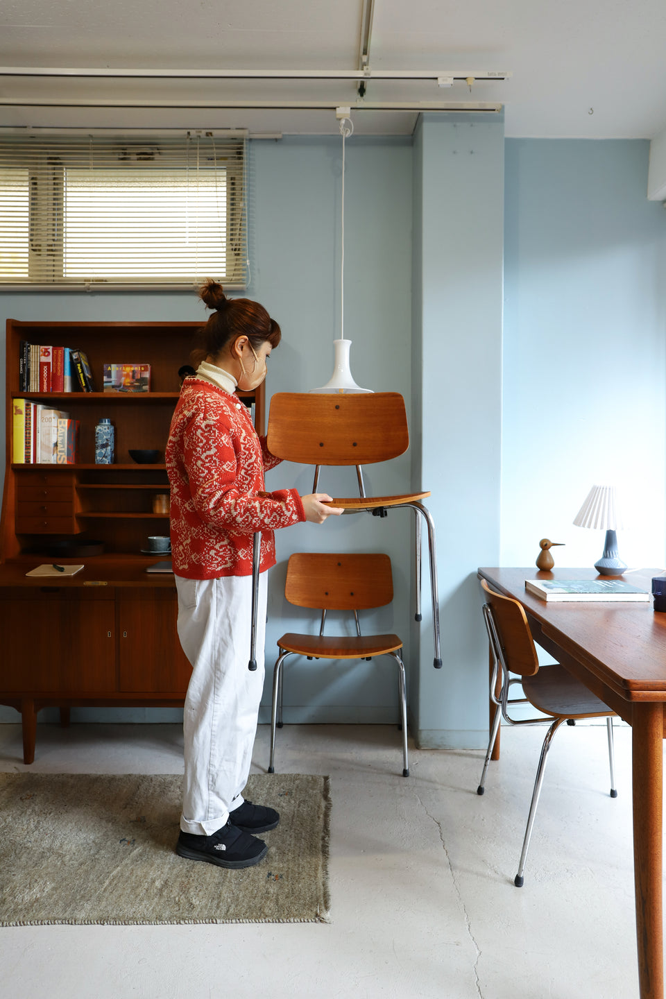 Danish Vintage Duba Møbelindustri Plywood Stacking Chair/デンマークヴィンテージ スタッキングチェア 椅子 プライウッド チーク 北欧家具