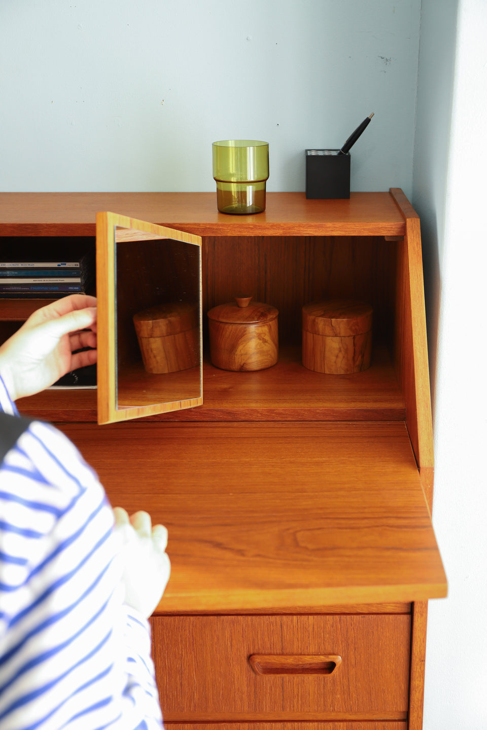 Writing Bureau Dresser Teakwood Danish Vintage/デンマークヴィンテージ ライティングビューロー ドレッサー チーク材 北欧家具