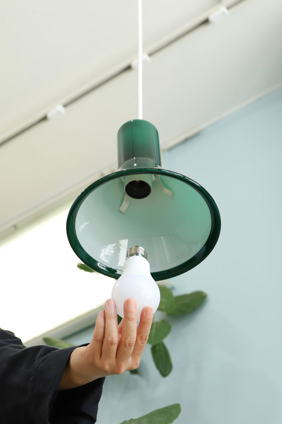 Holmegaard Pendant Light P&T Mini Green/ホルムガード ペンダントライト マイケル・バング デンマークヴィンテージ