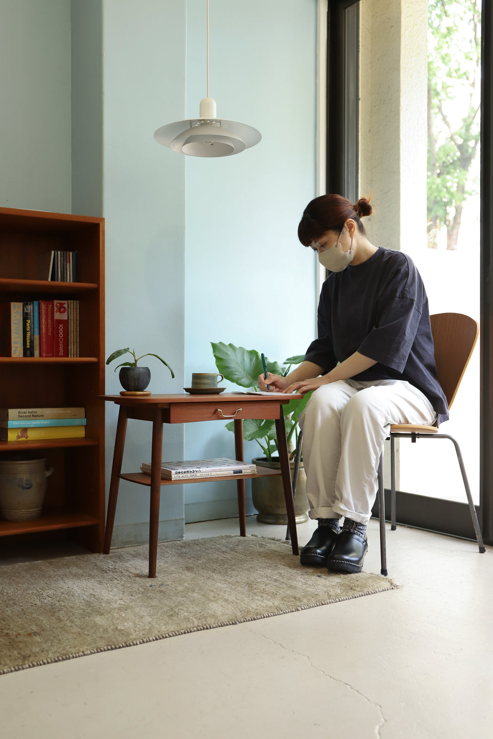 Danish Vintage Side Table with Drawer/デンマークヴィンテージ サイドテーブル 引き出し 北欧家具
