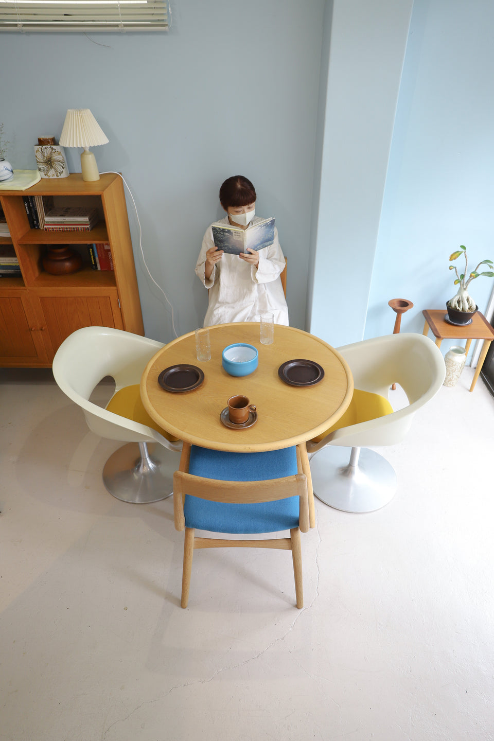 Akita Mokko Round Table Japanese Vintage/秋田木工 ラウンドテーブル 曲木 ジャパニーズモダン ヴィンテージ