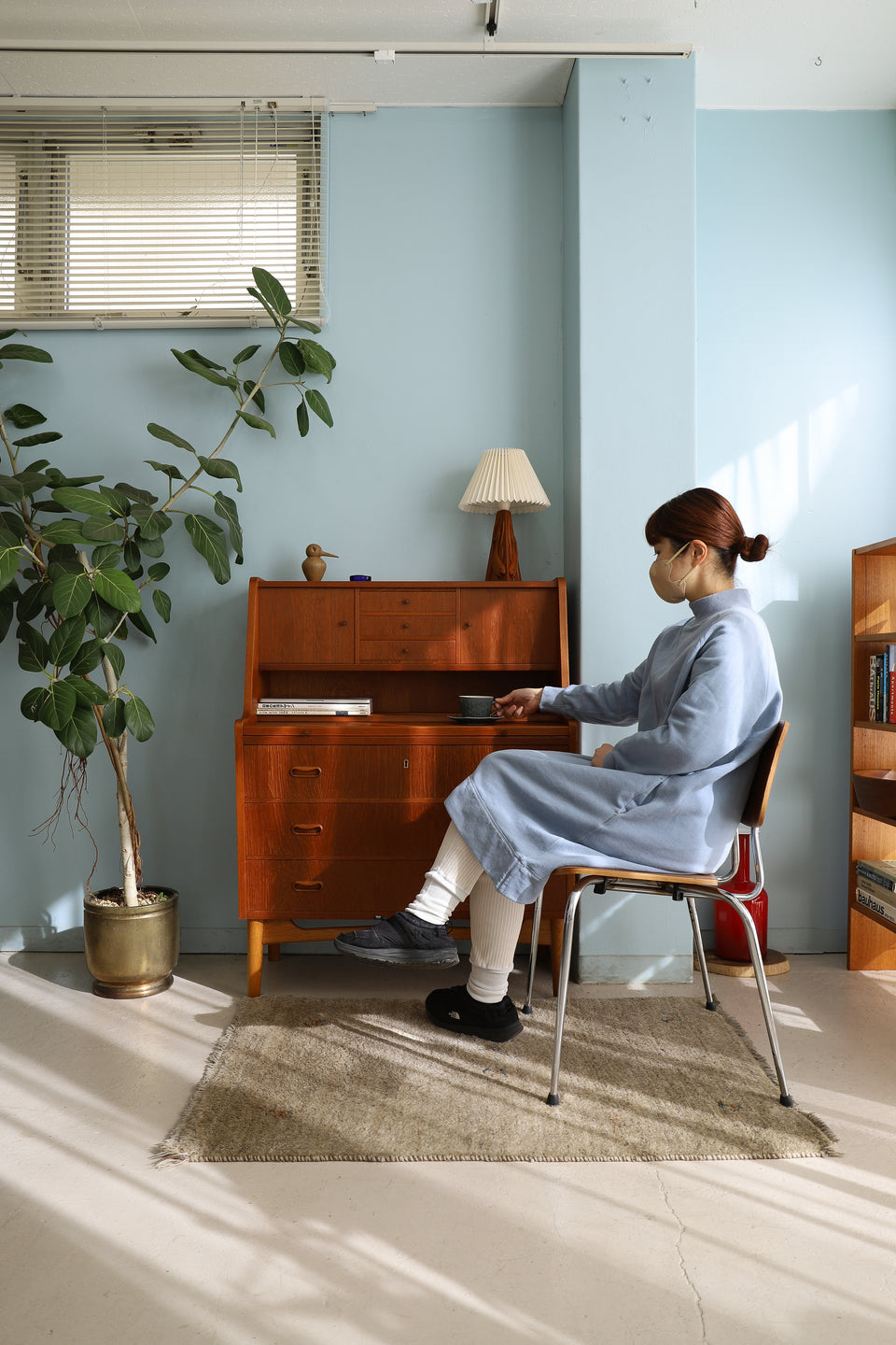 Danish Vintage Teakwood Writing Bureau/デンマークヴィンテージ ライティングビューロー チーク材 北欧家具