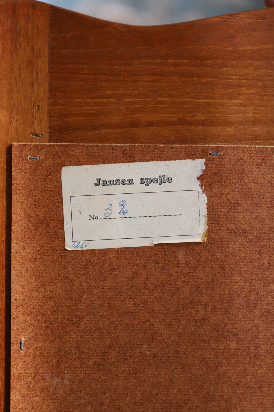 Teakwood Frame Wall Mirror Jansen Spejle Danish Vintage/デンマークヴィンテージ ウォールミラー 鏡 チークフレーム 北欧インテリア