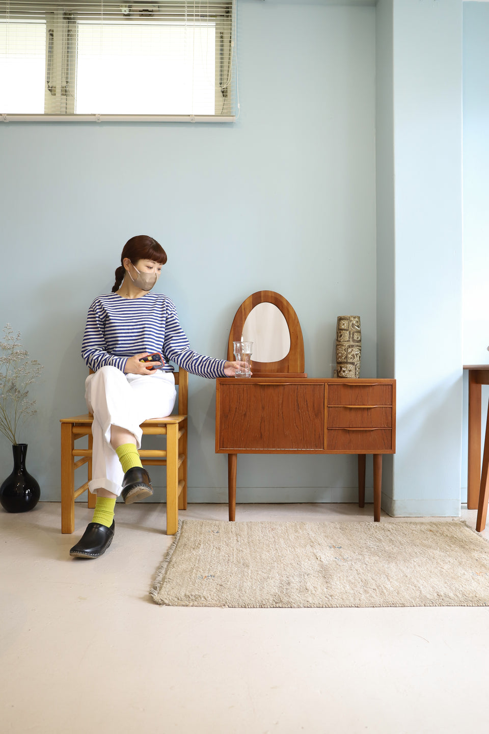 Danish Vintage Small Cabinet Chest Teakwood/デンマークヴィンテージ スモールキャビネット チェスト チーク材 北欧家具