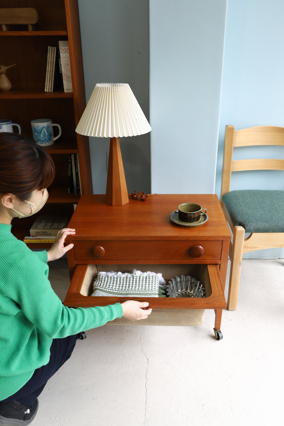 Sewing Trolley Table Wagon Danish Vintage/デンマークヴィンテージ ソーイング トロリー テーブル ワゴン 北欧インテリア