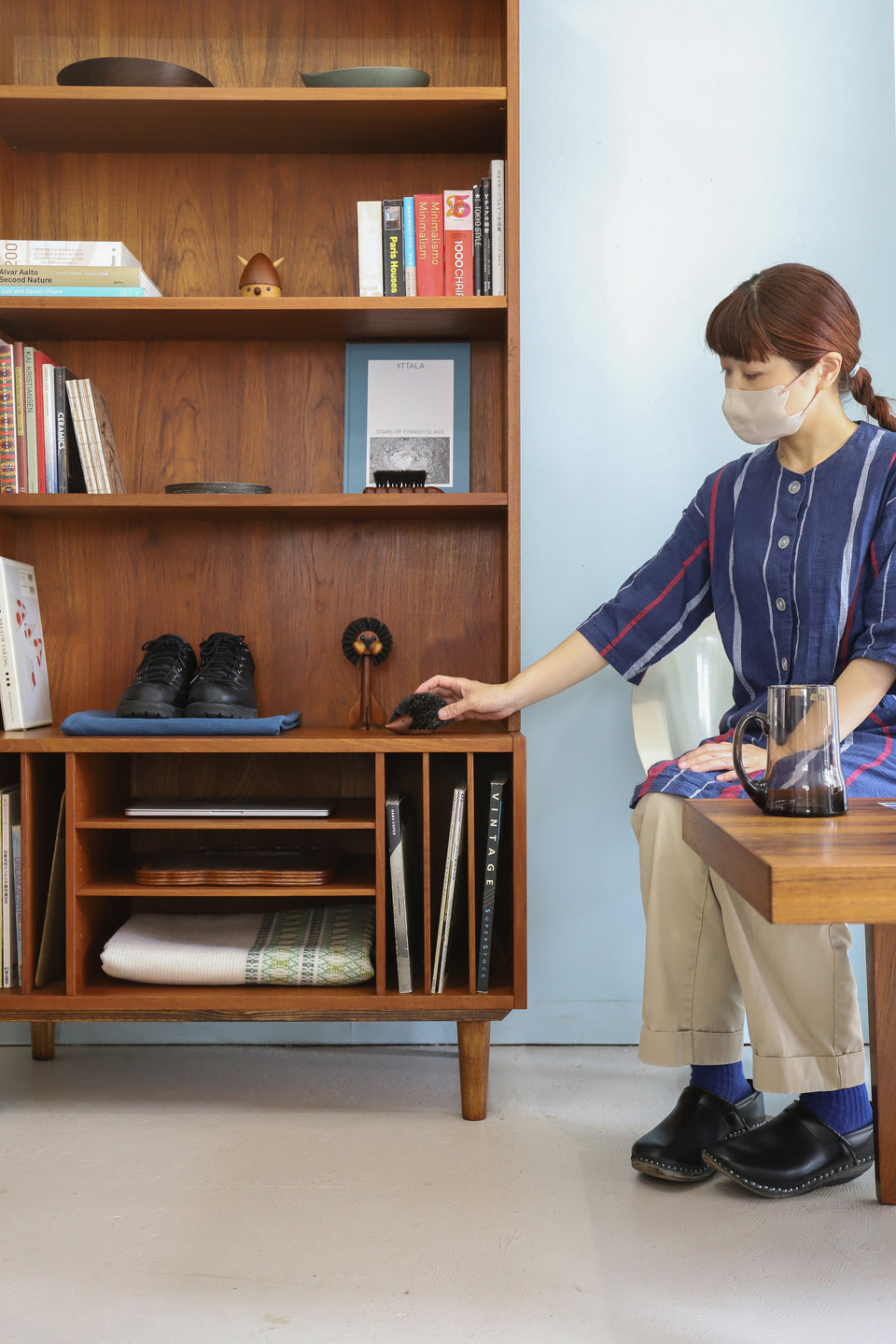 Danish Vintage Clothing Brush Objet/デンマークヴィンテージ 洋服ブラシ オブジェ 北欧インテリア