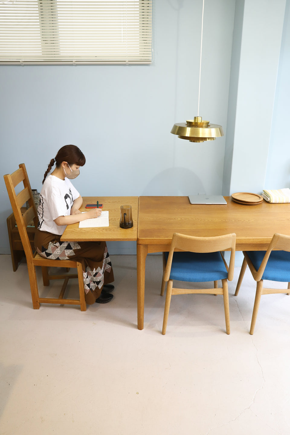 Vejle Stole og Møbelfabrik Extension Dining Table Henning Kjaernulf/デンマークヴィンテージ エクステンション ダイニングテーブル ヘニング・ケアヌルフ オーク材