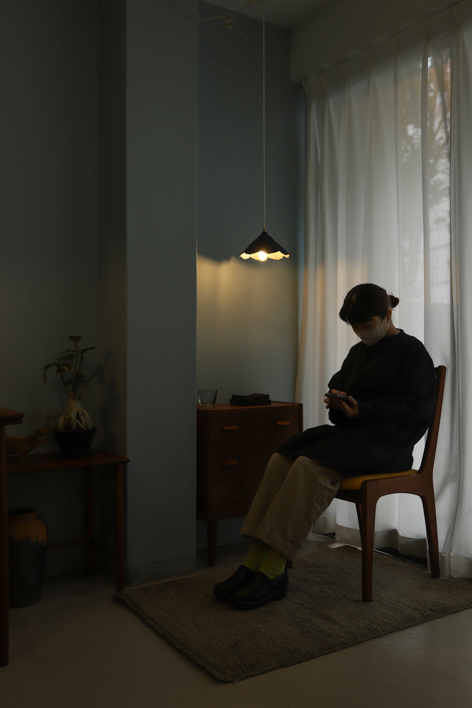 Søholm Pendant Light Swirl Danish Vintage/デンマークヴィンテージ スーホルム ペンダントライト スワール