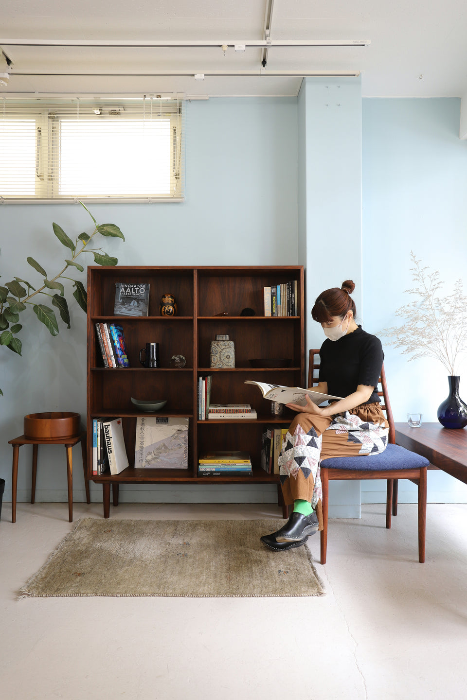 Danish Vintage Rosewood Bookcase Omann Jun Møbelfabrik No.6/デンマークヴィンテージ ブックケース 本棚 ローズウッド 北欧家具