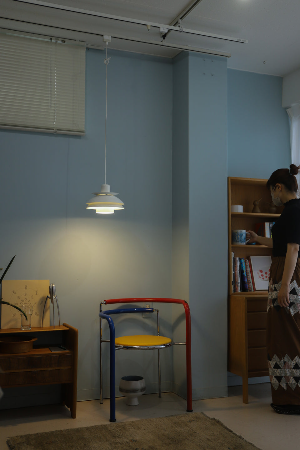 Horn Pendant Light Type776 White Danish Vintage/デンマークヴィンテージ ホーン ペンダントライト 照明 北欧インテリア