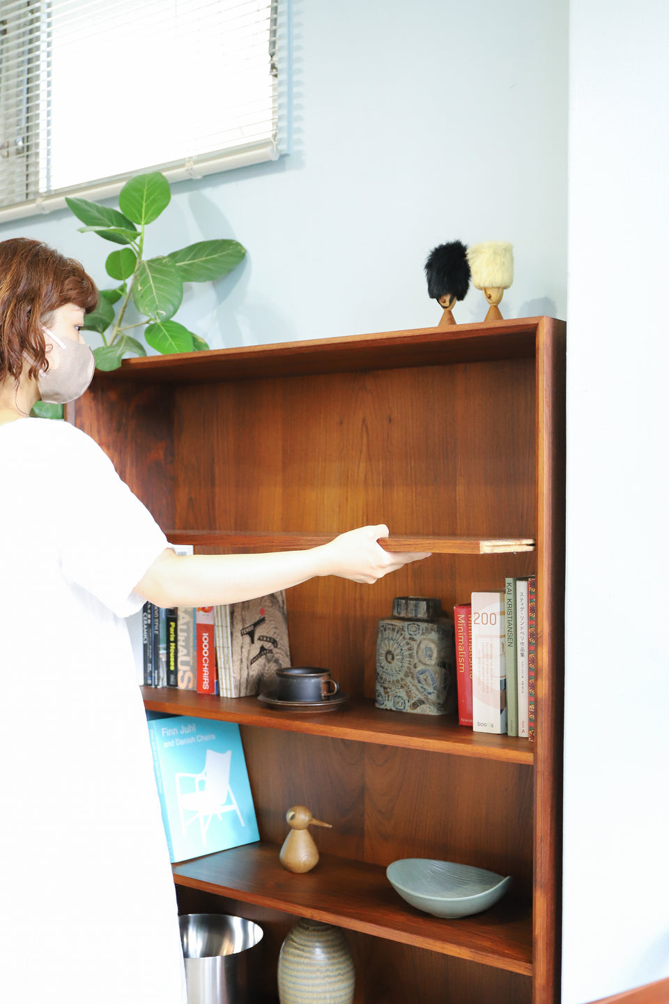 Danish Vintage Bornholms Møbelfabrik Rosewood Bookcase/デンマークヴィンテージ ブックケース 本棚 ローズウッド 北欧家具