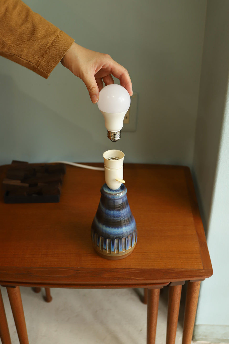 Danish Vintage Michael Andersen&Son Table Lamp/デンマークヴィンテージ ミケル・アナセン テーブルランプ 照明 北欧インテリア