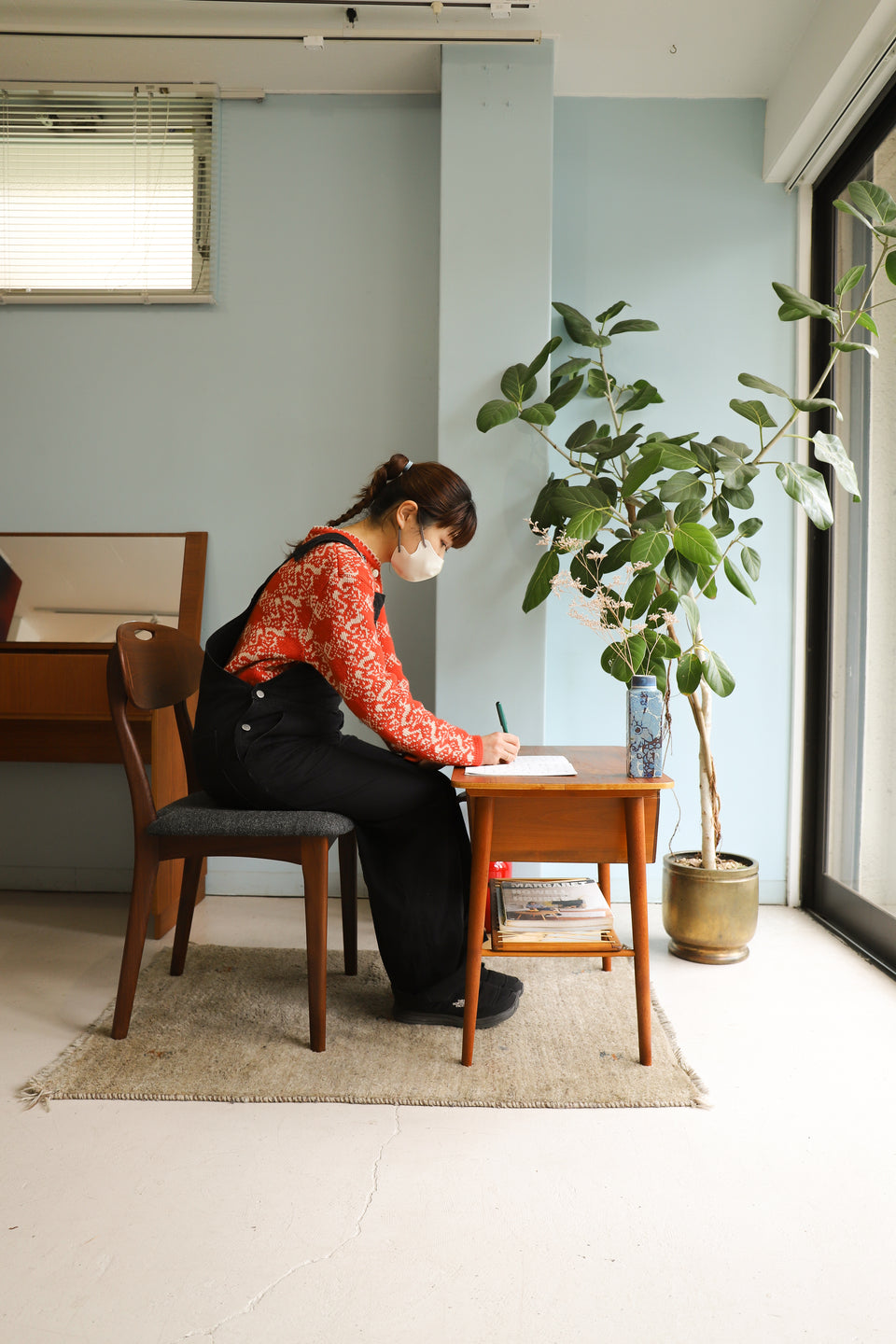 Danish Vintage Sewing Chest Side Table/デンマークヴィンテージ ソーイングサイド テーブル チェスト 北欧インテリア