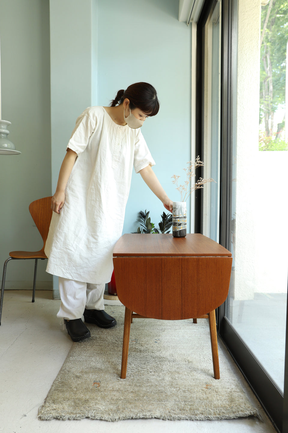 Danish Vintage Butterfly Extension Coffee Table/デンマークヴィンテージ バタフライ コーヒーテーブル エクステンション 北欧家具