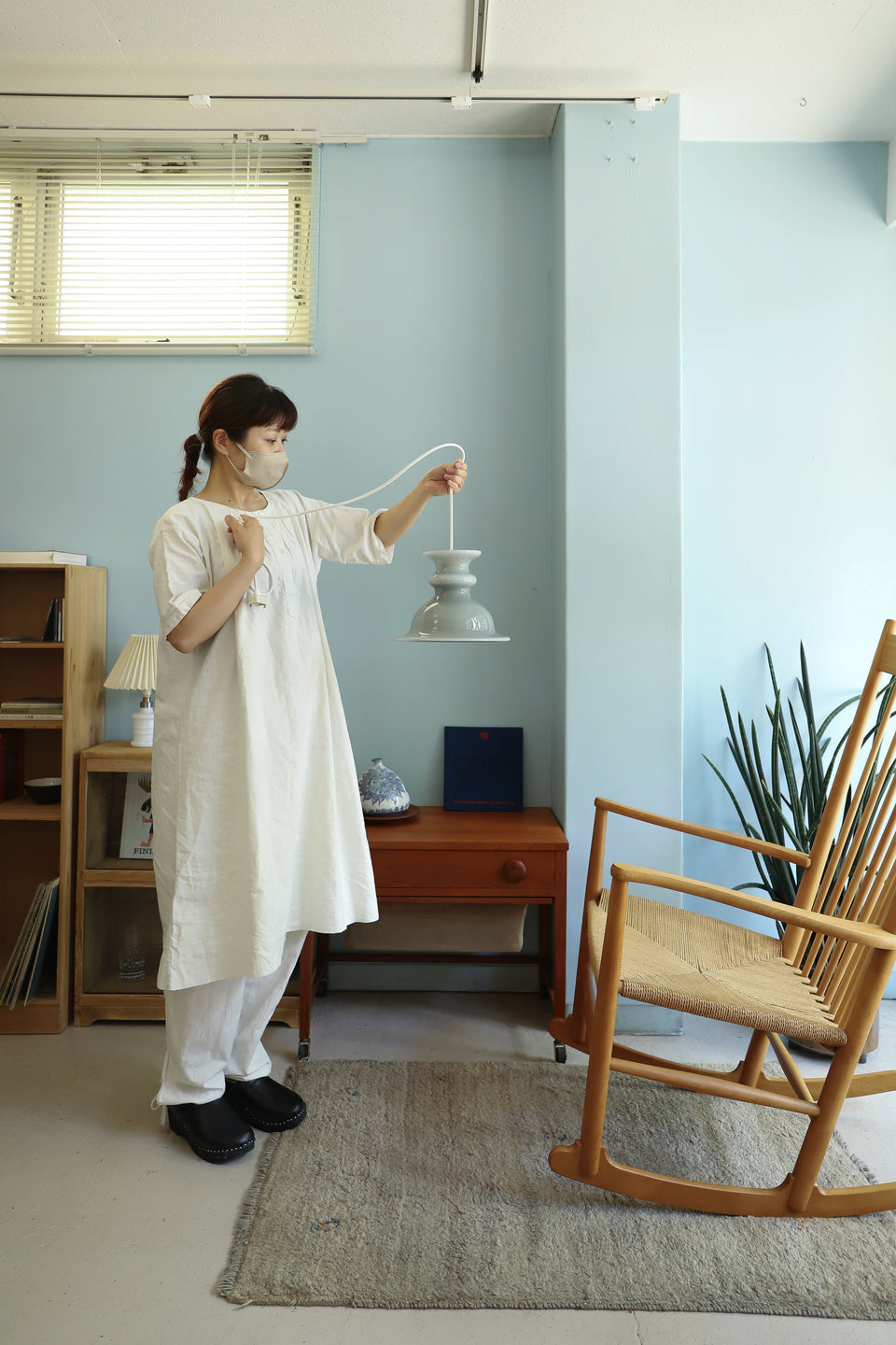 Holmegaard Pendant Light Tivoli Small Gray/ホルムガード チボリ ペンダントライト グレー デンマークヴィンテージ