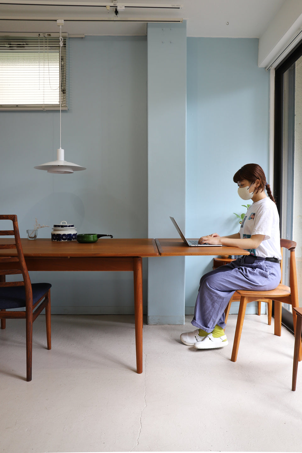 Vintage Extension Dining Table Teakwood Danish/デンマークヴィンテージ エクステンション ダイニングテーブル チーク材 北欧家具
