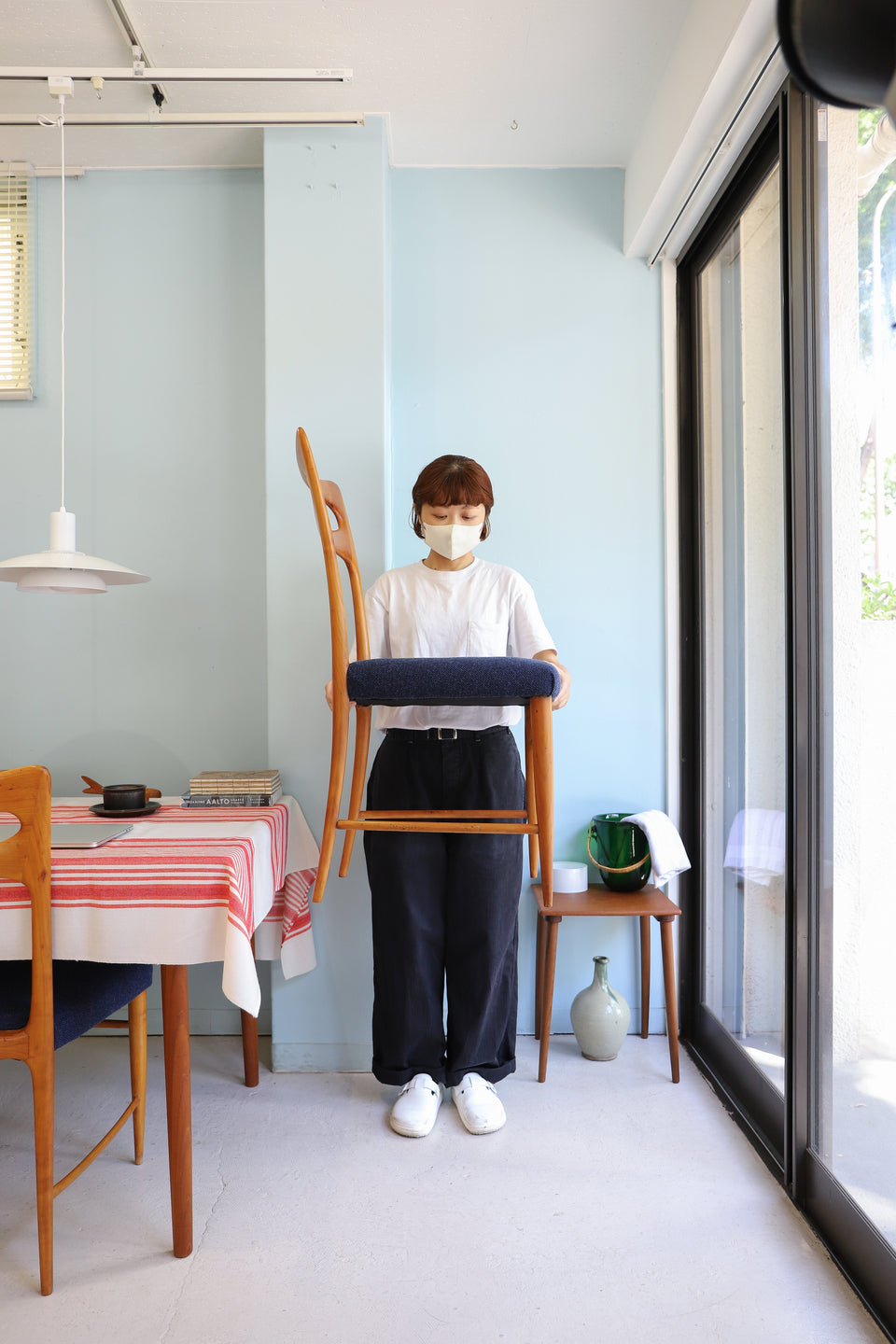 Italian Vintage Dining Chair Paolo Buffa/イタリアヴィンテージ ダイニングチェア 椅子 チェリー材