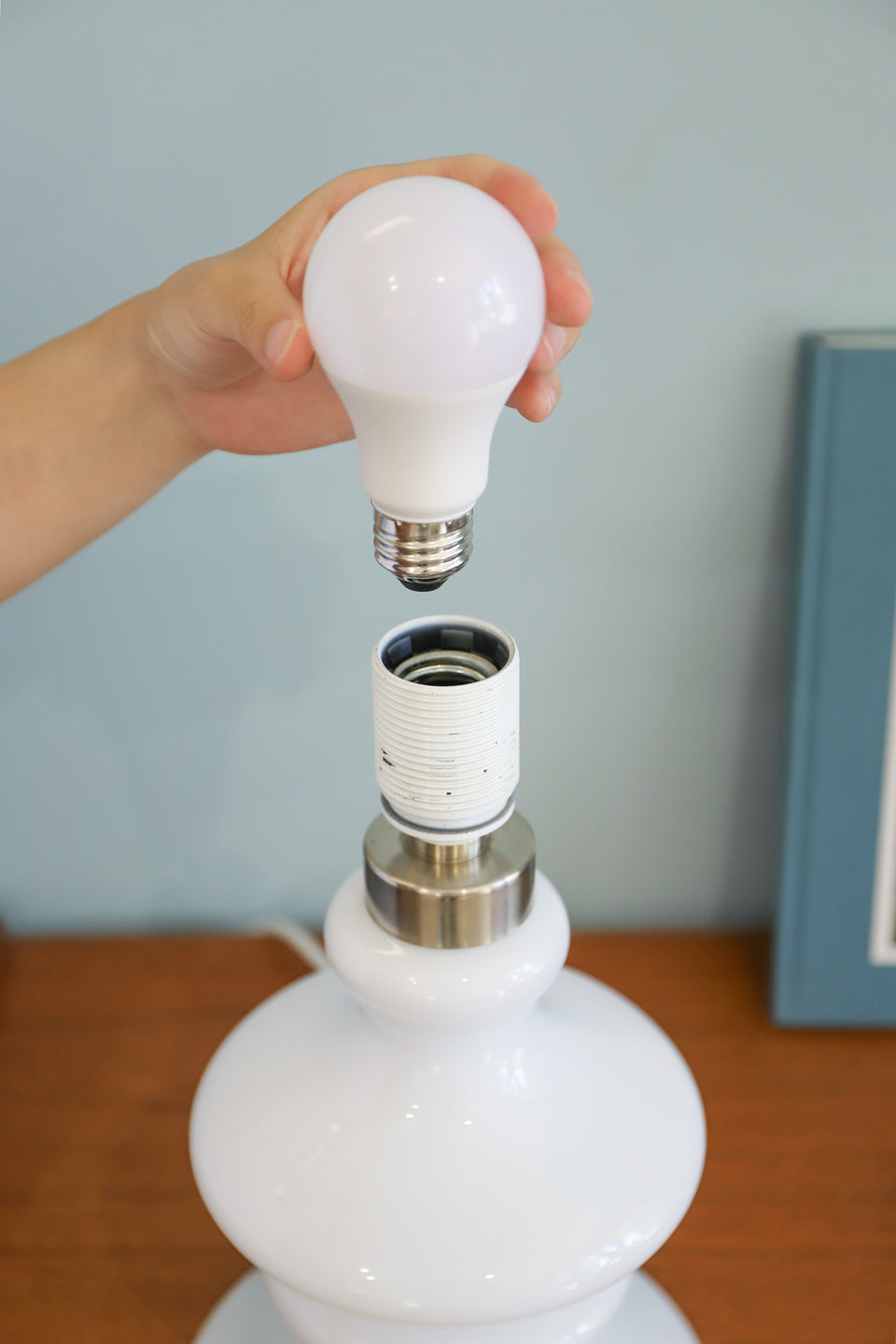 Vintage Holmegaard Table Lamp MARY Per Lutken/ホルムガード テーブルランプ マリー ペル・ルッケン 間接照明 デンマーク 北欧インテリア