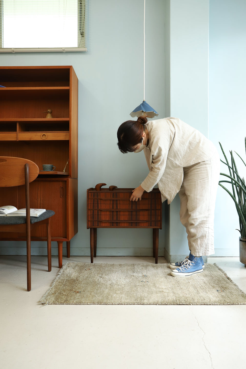 Danish Vintage Rosewood 3drawer Side Chest/デンマークヴィンテージ サイドチェスト 3段 ローズウッド 北欧家具