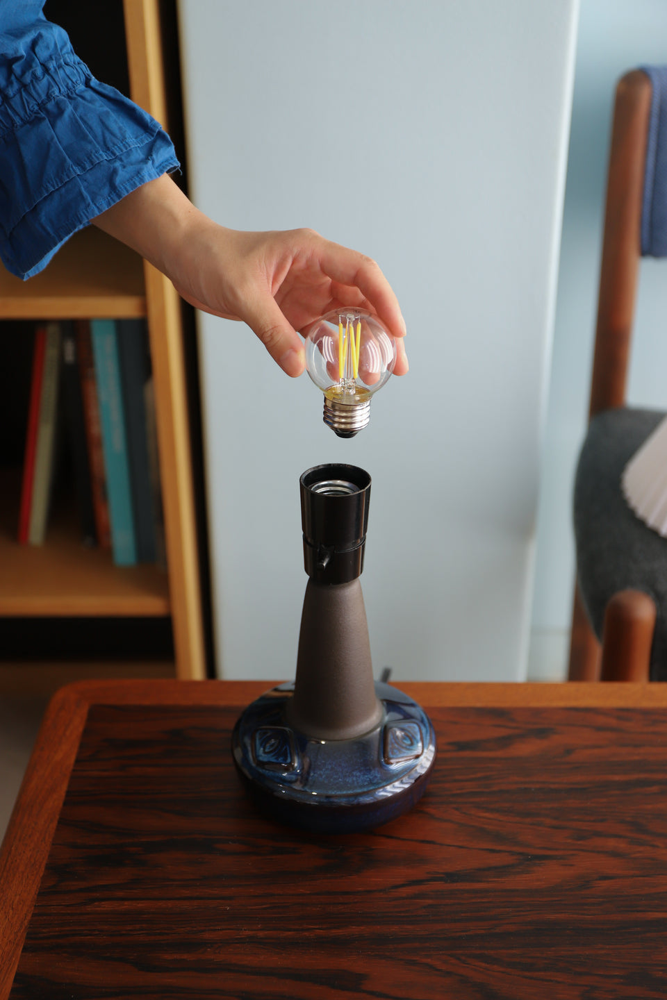 Søholm Table Lamp Model 1037 Einar Johansen Danish Vintage/デンマークヴィンテージ スーホルム テーブルランプ 間接照明 北欧インテリア