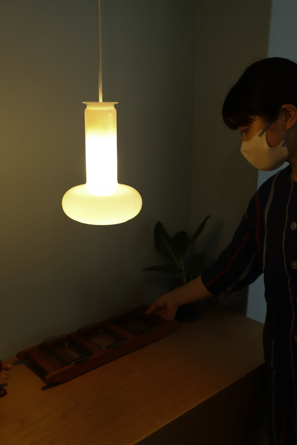 Holmegaard Pendant Light Blues Small Danish Vintage/ホルムガード ペンダントライト ブルース 北欧ヴィンテージ